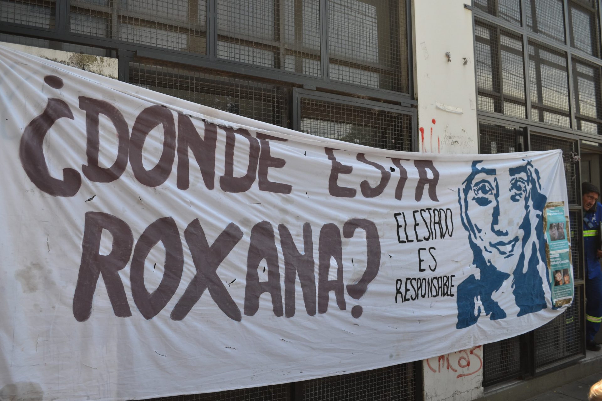Manifestación  al cumplirse un año de la desaparición de Roxana Villalba