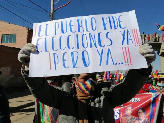 Bolivia: “El pueblo exige elecciones”